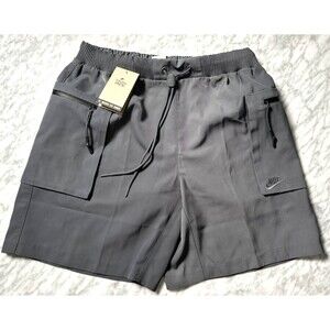 Nike Sportswear Tech Pack Shorts Woven Utility FB7528-068 Gray Mens Medium NEW